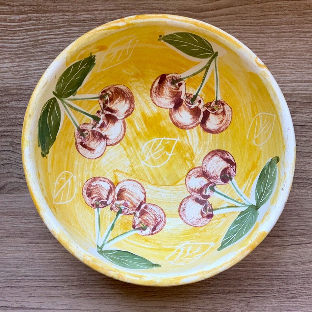 Pottery Barn vintage ceramic bowl made in Mexico - Picture 1 of 11